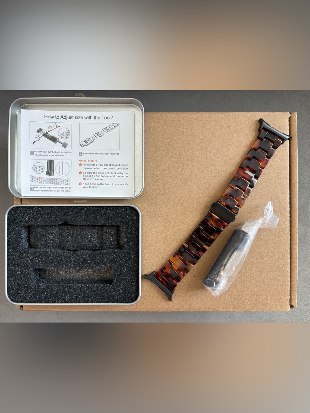 Tortoiseshell Replacement Apple Watch Band